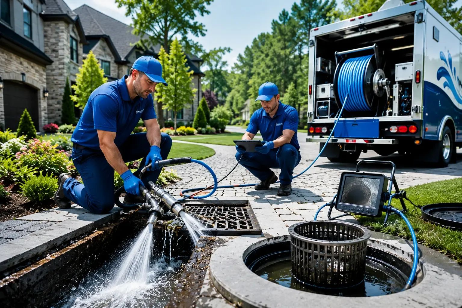 Local outdoor drain cleaning professionals in Sherman, CT